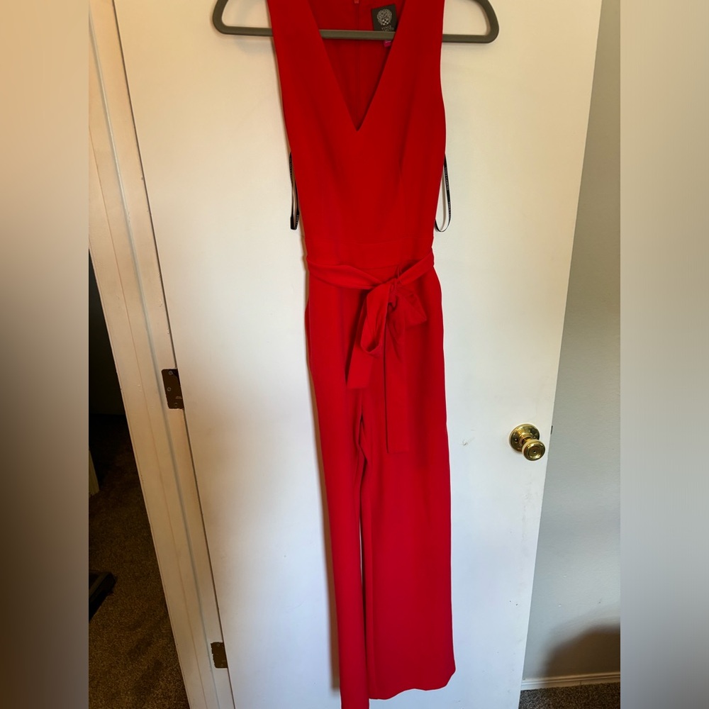 Vince Camuto Red jumpsuit size 2